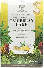 Natural Evolution Caribbean Cake Baking Pre Mix, 486 g