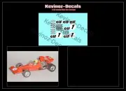 1/32 Scale Decals for Scalextric F1 Tyrrell Ford (Mexican Version)