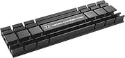 Micro Connectors M.2 SSD 5mm Low-Profile Heat Sink Compatible with PS5 and PC (NGFFM2-HS804-BK) Black