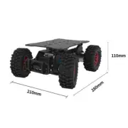 Ackerman Chassis Unassembled Smart Robot Chassis Supporting ROS Sports Camera