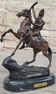 Frederic Remington Bronze Statue, The Scalp, fourth sculpture Figurine Figure