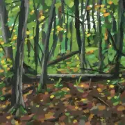 Original Plein Air Painting "Fallen Tree in Woods" - 10 x 10 inch by John Wallie
