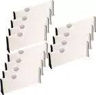 12 Pack Expandable Drawer Organizer and Dividers-Adjustable Drawer Dividers Sepa