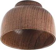 Japanese Style Wooden Bowl, Tableware Insulation Performance Wooden Children's Bowl Safe for Home (29x20cm/11.4x7.9in)
