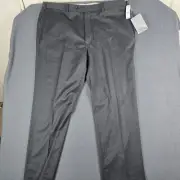 Brook Brothers Brooks Flex Madison Fit Gray Men's Dress Pants 46×32 Wool