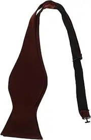 [JEWEDECO] Men Solid Tie Bow Tie for Tuxedos Formal Events Durable Timeless Appeal for Weddings Celebrations Comfortable Sturdy Design
