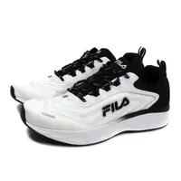 在飛比找momo購物網優惠-【FILA】FILA 運動鞋 男鞋 白/黑 厚底 1-J92