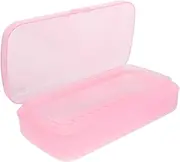 VALICLUD Nail Art Tool Sterilizer Box Portable Organizer for Tweezers Nail Tools with Detachable Cleaning Tray Efficient Drainage Design for Quick Drying for Manicure Nail