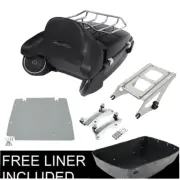 King Trunk Light Speakers Base Plate Mount Docking Fit For Harley Touring 14-23