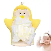 Scrub Mitt - Cute Cartoon Hand Scrub Gloves - Shower Puff, Bathing Accessories, Loofah Sponge, Rich Foaming Towel for Men Women Kids Families