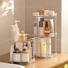 ROWNYEON Skincare Organizers Spinning Organiser Large Capacity 2 Tier 360 Rot...