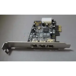 PCI-E轉IEEE1394A/B組合卡(2+1) PCI-E轉1394B卡 極速 800