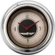 52-53 Ford Car Billet Aluminum Clock Insert w/Classic Instrument American Nickel (for: Ford)