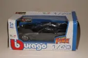BURAGO DIECAST STREET FIRE 2014 CHEVROLET CORVETTE, BLACK, 1:43, NIB