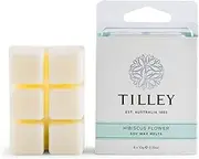 Tilley Classic White Hibiscus Flower Square Soy Wax Melts 60 g