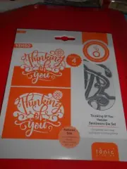 Tonic Studios Metal Cutting Dies: Thinking of You Sentiment Die Set