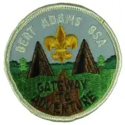 Atlanta Area Council GA Bert Adams Gateway To Adventure Patch WHT Bdr (WY265)