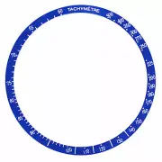 BEZEL INSERT FOR OMEGA WATCH TACHYMETRE PROFESSIONAL MOON BLUE