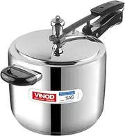 Vinod Sandwich Bottom Pressure Cooker 5.5-Liter Stainless Steel