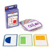 [Learning Can Be Fun] LCBF Fractions Flash Card (87x123mm)