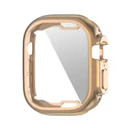 For Apple Watch Ultra 2, 49-mm Case, PET Film Grippy Cover , Rose Gold
