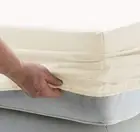 100% Luxury Cotton Queen Fitted Sheet Ivory, 1000 Thread Count Long Staple Co...