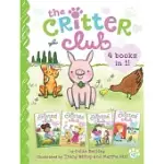 THE CRITTER CLUB 4 BOOKS IN 1! #3: ELLIE AND THE GOOD-LUCK PIG; LIZ AND THE SAND CASTLE CONTEST; MARION TAKES CHARGE; AMY IS A LITTLE BIT CHICKEN