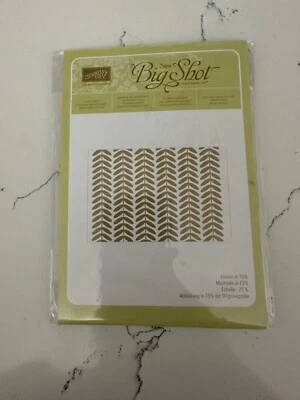 Stampin'Up! Sizzix Big Shot Textured Impressions Embossing Folder Vine Street