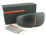 NEW Genuine PRADA Sport Sunglasses Hard Case Box Cleaning Cloth Frame EyeGlasses