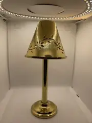 PartyLioteFloral TraceyTealite Lamp Brass