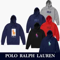 在飛比找momo購物網優惠-【RALPH LAUREN】RL POLO 經典刺繡大馬連帽