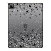 iPad Pro 12.9-inch (5th/6th gen) iPad Impact Case Black Butterflies and Silver Sparkles Burst