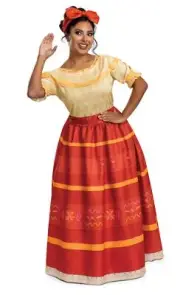 Disney Encanto Mirabel and Dolores Deluxe Costume Dress for Women Medium 8-10