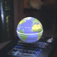 在飛比找松果購物優惠-賽先生科學工廠｜書本造型飄浮地球儀 (9折)