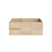 Forme Mont Albert 1200 Wallhung Light Ash Vanity - Left Hand Drawers