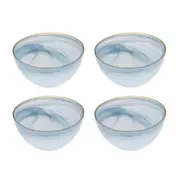 4x Ismay Round 750ml Glass Dish Noodle Bowl Soup/Rice Food Serving Dinnerware BL