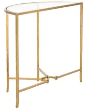 Safavieh Couture Tauri Forged Metal Half Moon Console Table