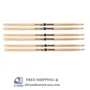 ProMark TX7AW HICKORY WOOD TIP (3 PAIRS) DRUM STICKS UPC 616022105342
