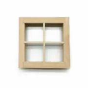 Dollhouse Furniture Wooden 4 Pane Window 1:12 Miniature DIY Accessories