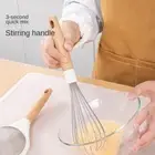 Non- Stick Baking Mixer Stainless Steel Egg Whisk Hand Egg Mixer Milk Frother