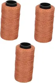 ERINGOGO 3 Rolls String Tuning Line Traditional Violin Accessories Waxed Thread