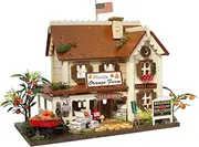 Billy Handmade dollhouse kit The Woody house collection Orange farm 8813