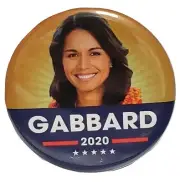2020 Tulsi Gabbard Demcoratic Campaign Button