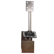 Roof Extenda S400 Stainless Steel Bracket With Black Weather Seal Package