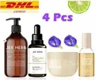 Set Jee Herb Shampoo + Hair Tonic + Hair Mask Scalp+ Hair Oil Serum Regrow