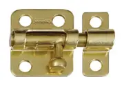 National Hardware N213-405 Solid Brass V1834 Barrel Door Bolt 2 Lx0.31 Dia. in.