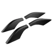 4PCS Black ABS Car Roof Luggage Rack Rail End Cover Shell Protector Fit for Land Rover Freelander 2 2006-2014