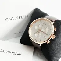 在飛比找樂天市場購物網優惠-美國百分百【全新真品】Calvin Klein 手錶腕錶 皮