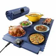 Relixcozy Food Warming Mat for Food Electric Warming Tray with 5 Temp-Setting...