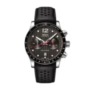 Mido Multifort M0256271606100 Automatic Men's Watch – Black Dial, Black Leather